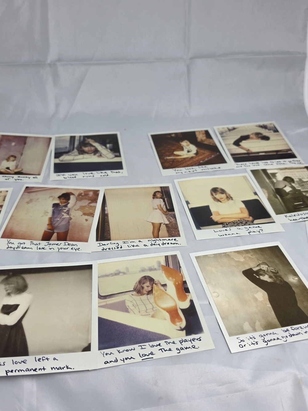 Taylor Swift 1989 Official Album Deluxe Edition Bonus Polaroid Photos (Set of 13